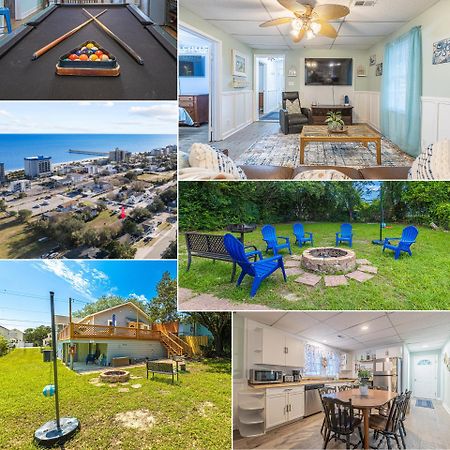 Gorgeous Centrally Located Ocean View 2 King, Huge Private Yard & Deck, Firepit, Bbq, & Game Tables Myrtle Beach Zewnętrze zdjęcie