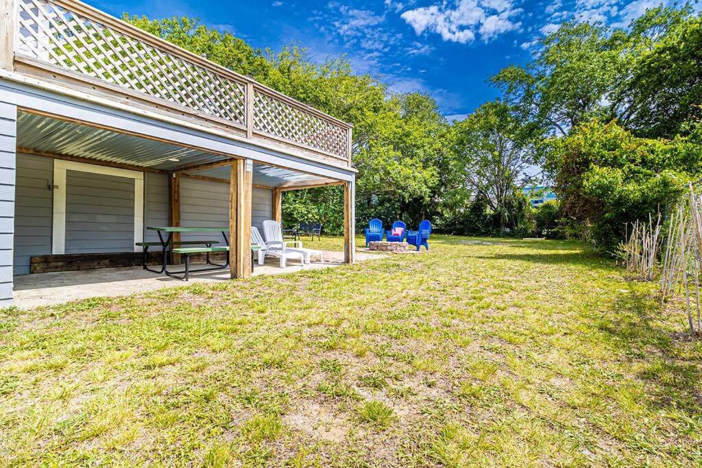 Gorgeous Centrally Located Ocean View 2 King, Huge Private Yard & Deck, Firepit, Bbq, & Game Tables Myrtle Beach Zewnętrze zdjęcie