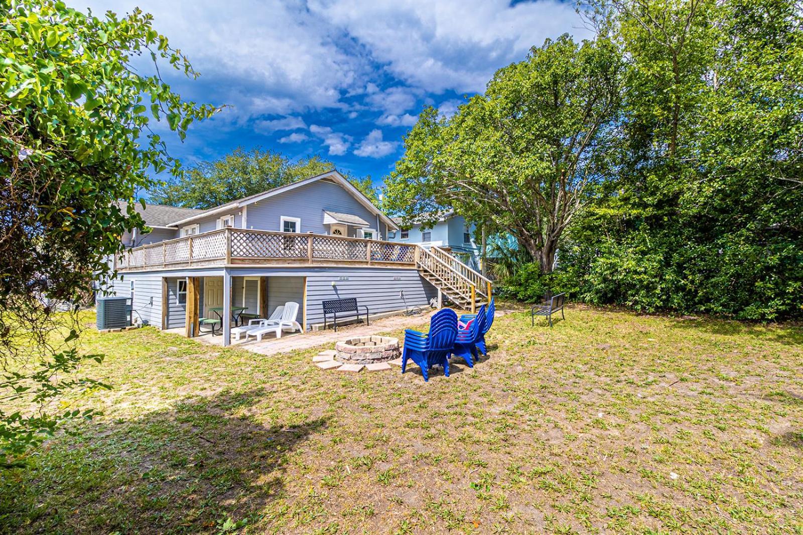 Gorgeous Centrally Located Ocean View 2 King, Huge Private Yard & Deck, Firepit, Bbq, & Game Tables Myrtle Beach Zewnętrze zdjęcie