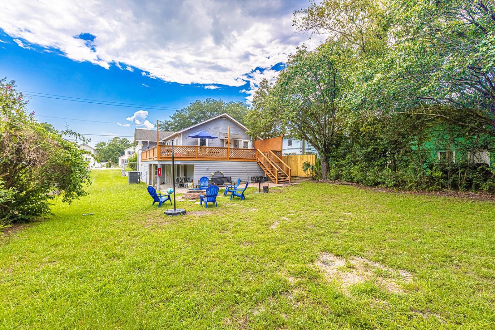 Gorgeous Centrally Located Ocean View 2 King, Huge Private Yard & Deck, Firepit, Bbq, & Game Tables Myrtle Beach Zewnętrze zdjęcie