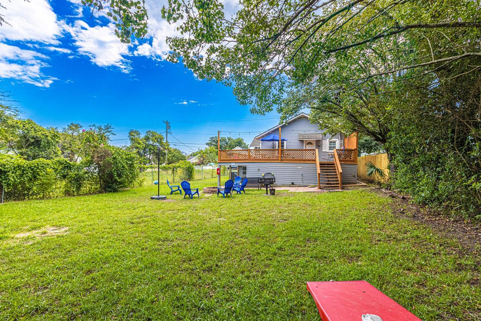 Gorgeous Centrally Located Ocean View 2 King, Huge Private Yard & Deck, Firepit, Bbq, & Game Tables Myrtle Beach Zewnętrze zdjęcie