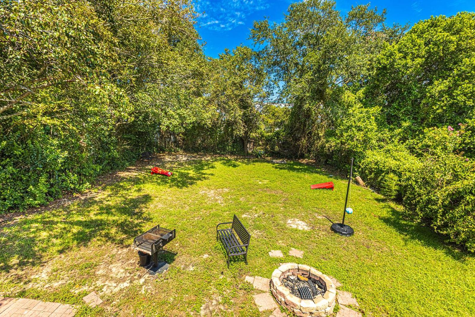 Gorgeous Centrally Located Ocean View 2 King, Huge Private Yard & Deck, Firepit, Bbq, & Game Tables Myrtle Beach Zewnętrze zdjęcie